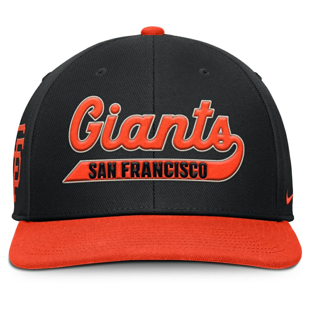 Black/Orange San Francisco Giants Nike Pro Performance Snapback Hat
