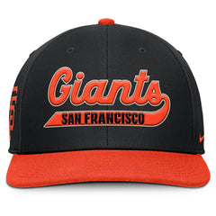 Black/Orange San Francisco Giants Nike Pro Performance Snapback Hat