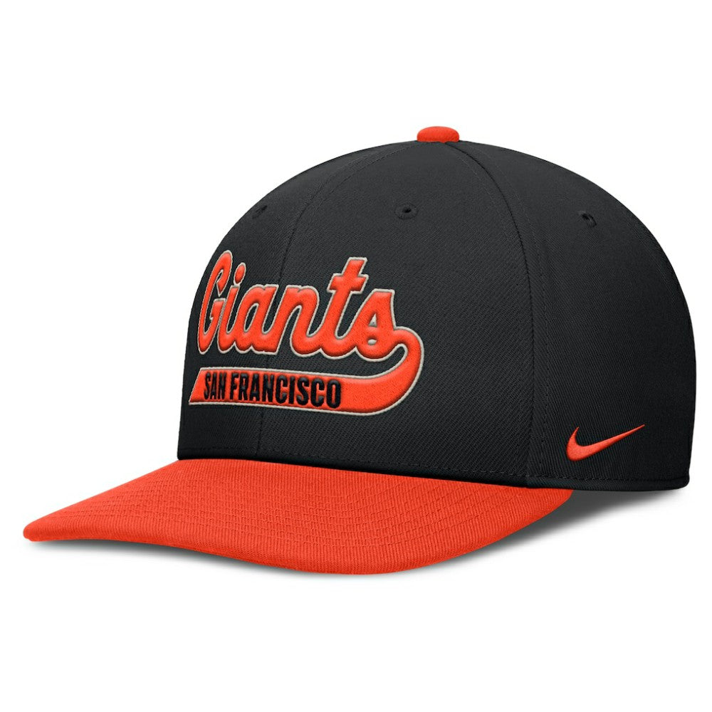 Black/Orange San Francisco Giants Nike Pro Performance Snapback Hat