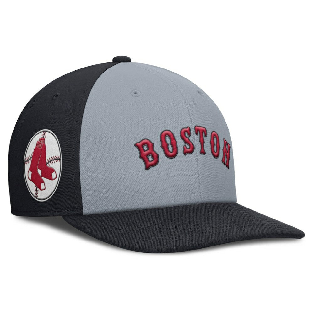 Gray/Navy Boston Red Sox Nike Pro Performance Snapback Hat