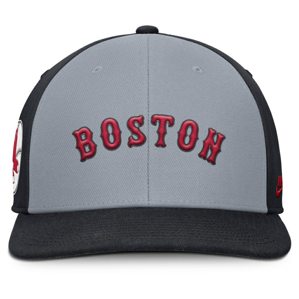 Gray/Navy Boston Red Sox Nike Pro Performance Snapback Hat