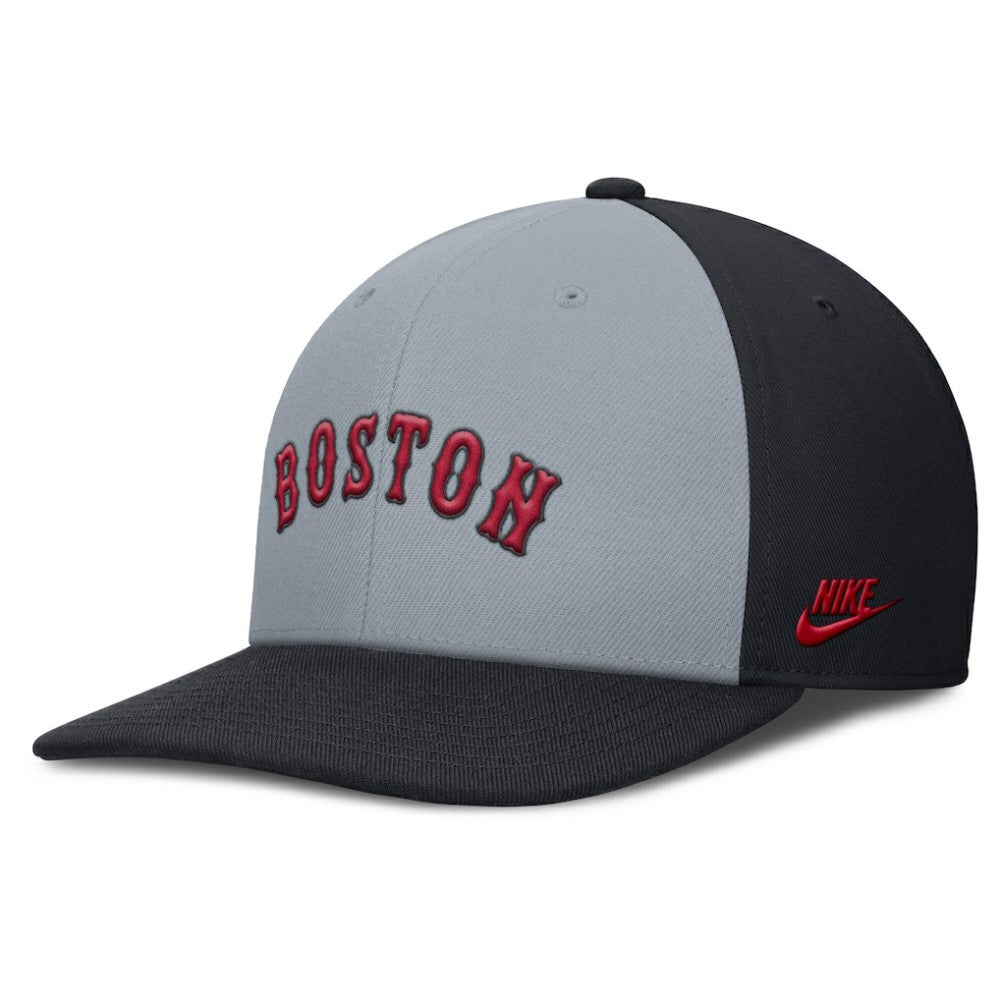Gray/Navy Boston Red Sox Nike Pro Performance Snapback Hat