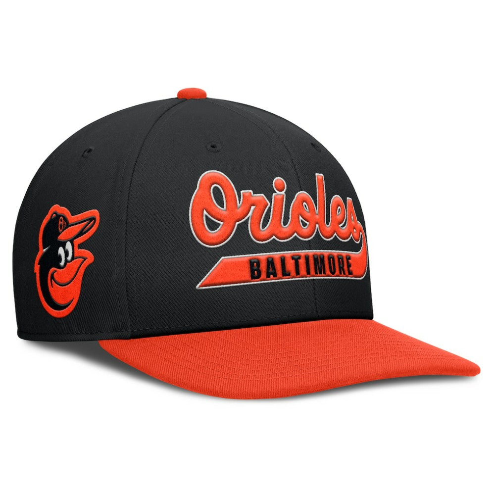 Black/Orange Baltimore Orioles Nike Pro Performance Snapback Hat