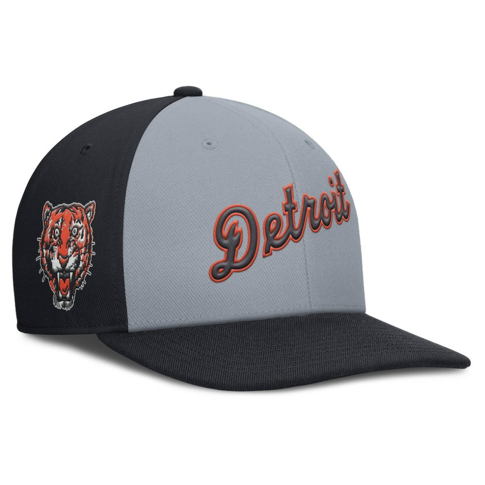 Gray/Navy Detroit Tigers Nike Pro Performance Snapback Hat