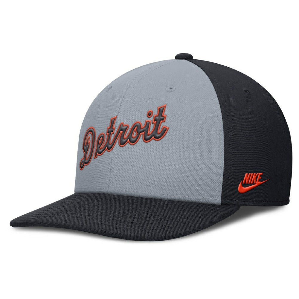Gray/Navy Detroit Tigers Nike Pro Performance Snapback Hat