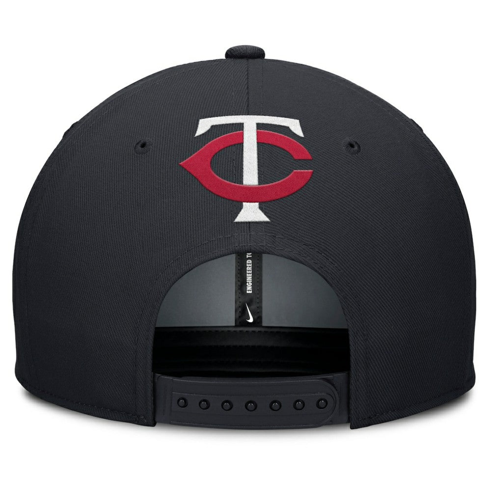 Gray/Navy Minnesota Twins Nike Pro Performance Snapback Hat