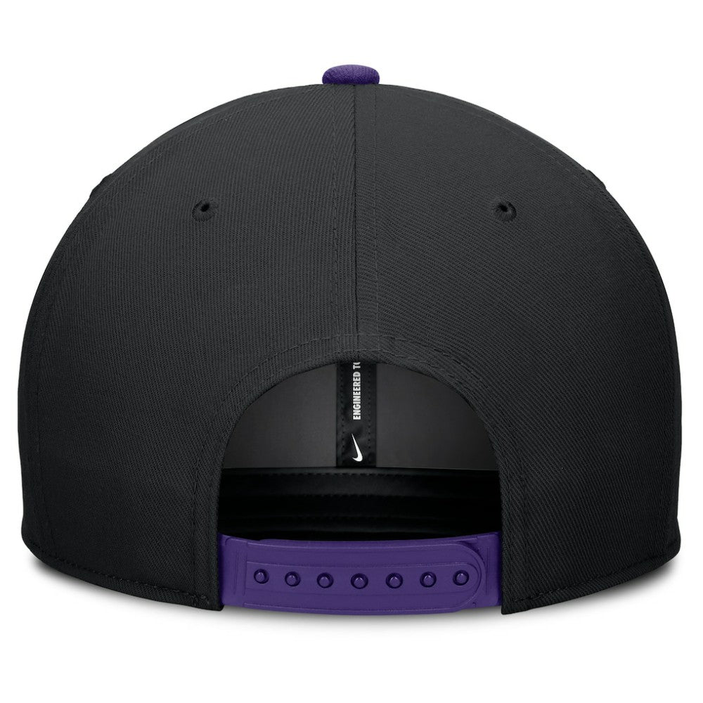 Black/Purple Colorado Rockies Nike Pro Performance Snapback Hat