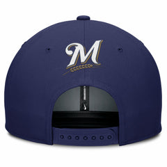 Gray/Navy Milwaukee Brewers Nike Pro Performance Snapback Hat