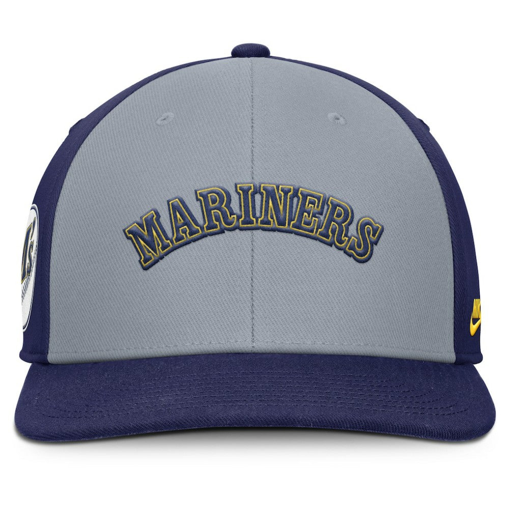 Gray/Navy Seattle Mariners Nike Pro Performance Snapback Hat