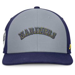 Gray/Navy Seattle Mariners Nike Pro Performance Snapback Hat