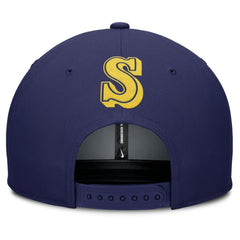 Gray/Navy Seattle Mariners Nike Pro Performance Snapback Hat
