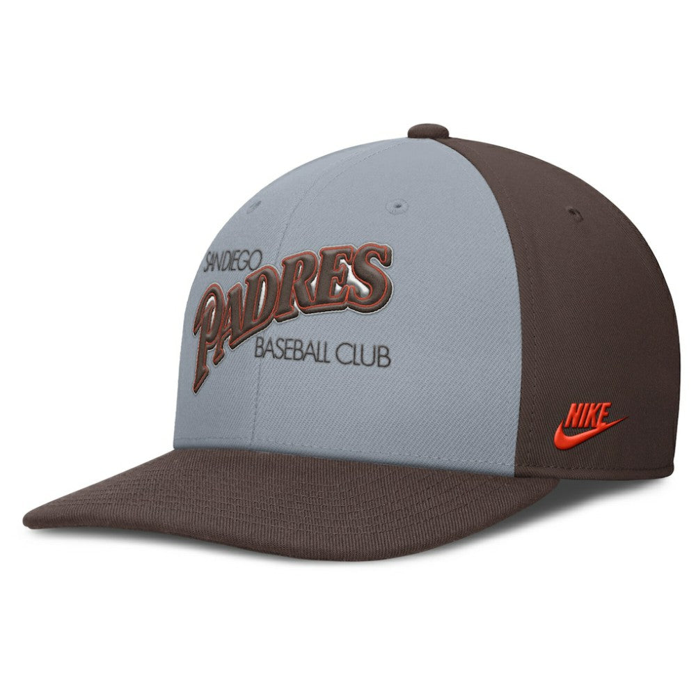 Gray/Brown San Diego Padres Nike Pro Performance Snapback Hat