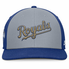 Gray/Royal Kansas City Royals Nike Pro Performance Snapback Hat