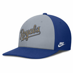 Gray/Royal Kansas City Royals Nike Pro Performance Snapback Hat