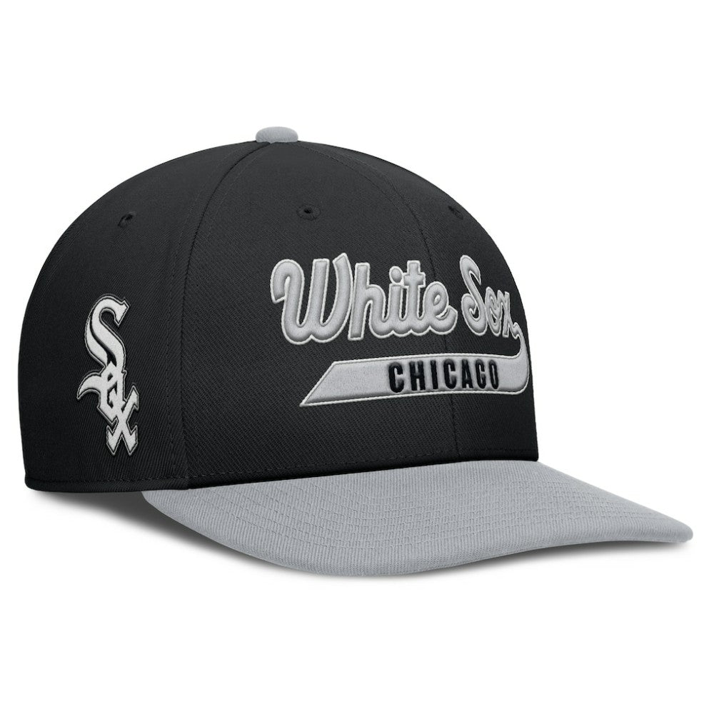 Black/Gray Chicago White Sox Nike Pro Performance Snapback Hat