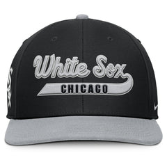 Black/Gray Chicago White Sox Nike Pro Performance Snapback Hat