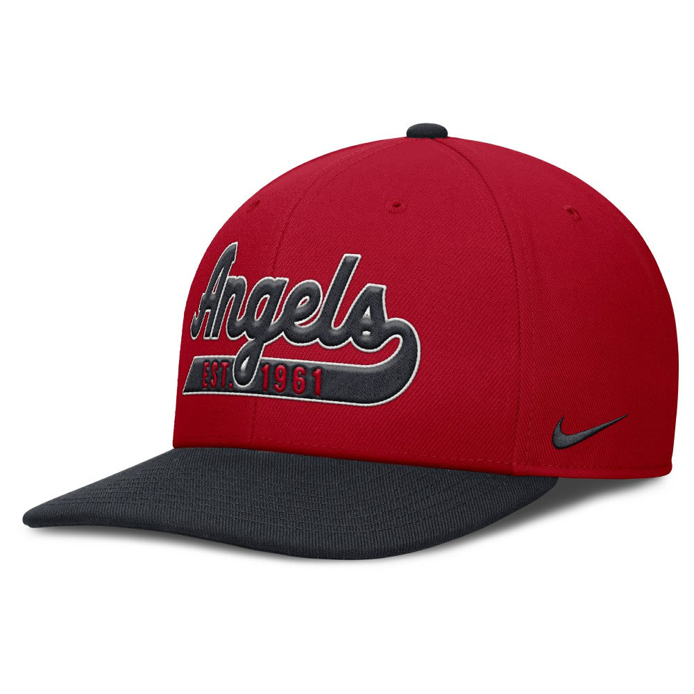 Red/Navy Los Angeles Angels Nike Pro Performance Snapback Hat
