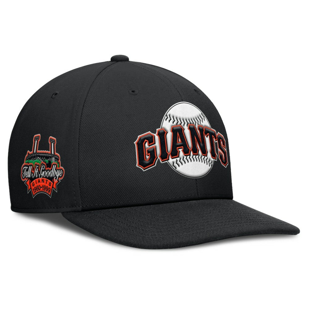 Black San Francisco Giants Nike Pro Performance Snapback Hat