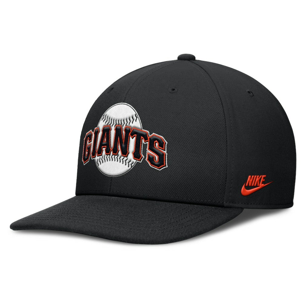Black San Francisco Giants Nike Pro Performance Snapback Hat