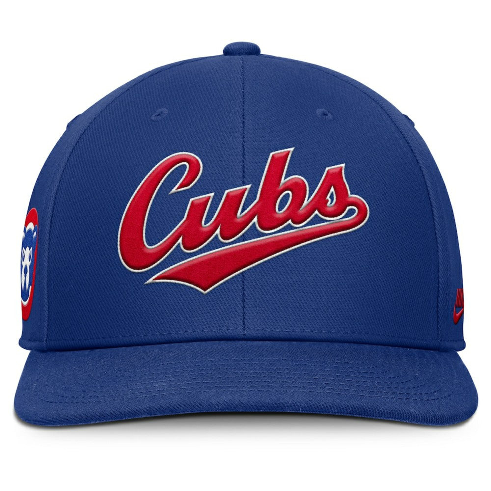 Royal Chicago Cubs Nike Pro Performance Snapback Hat