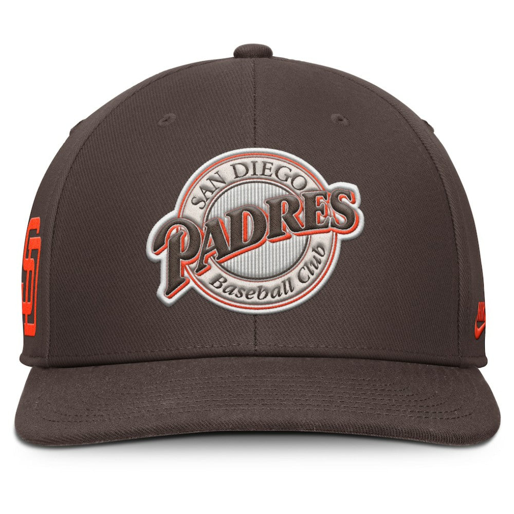 Brown San Diego Padres Nike Pro Performance Snapback Hat