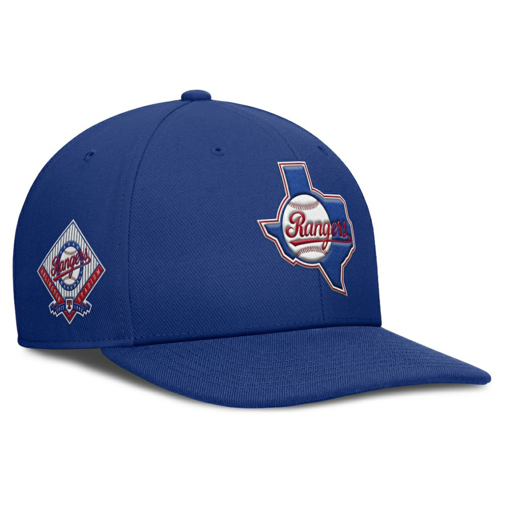 Royal Texas Rangers Nike Pro Performance Snapback Hat