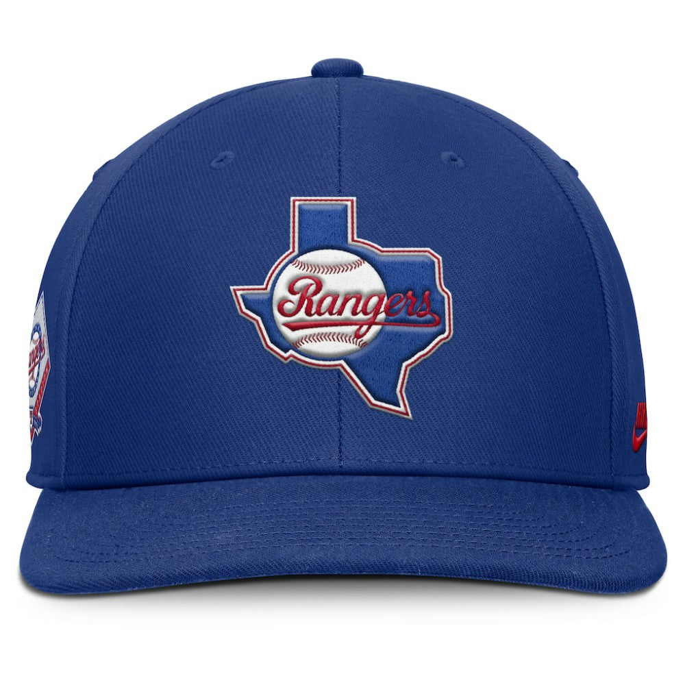 Royal Texas Rangers Nike Pro Performance Snapback Hat