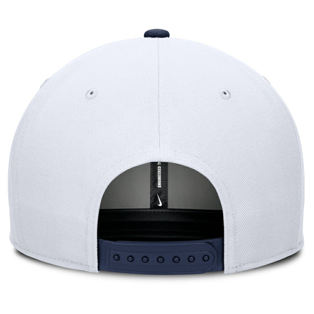 White/Navy Houston Astros Nike 2025 City Connect Pro Performance Snapback Hat