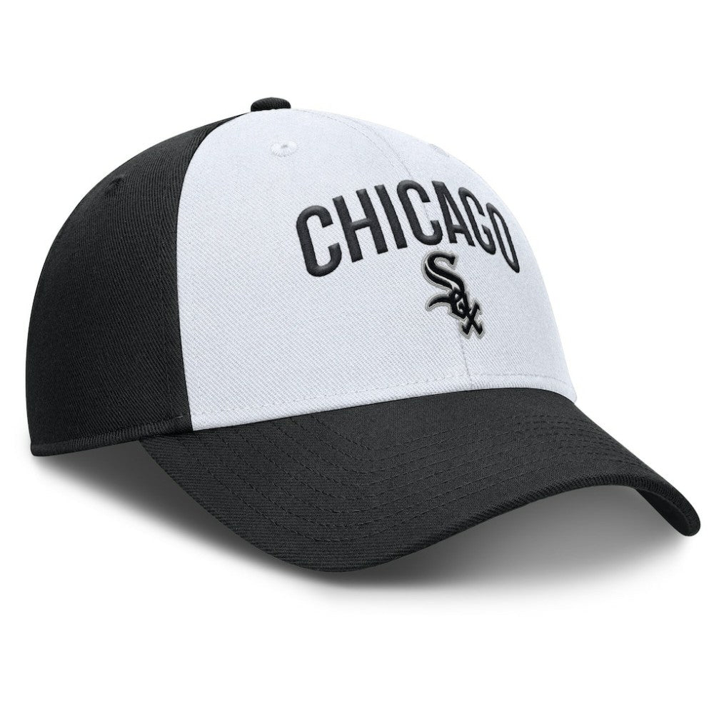 White/Black Chicago White Sox Nike Club Performance Adjustable Hat