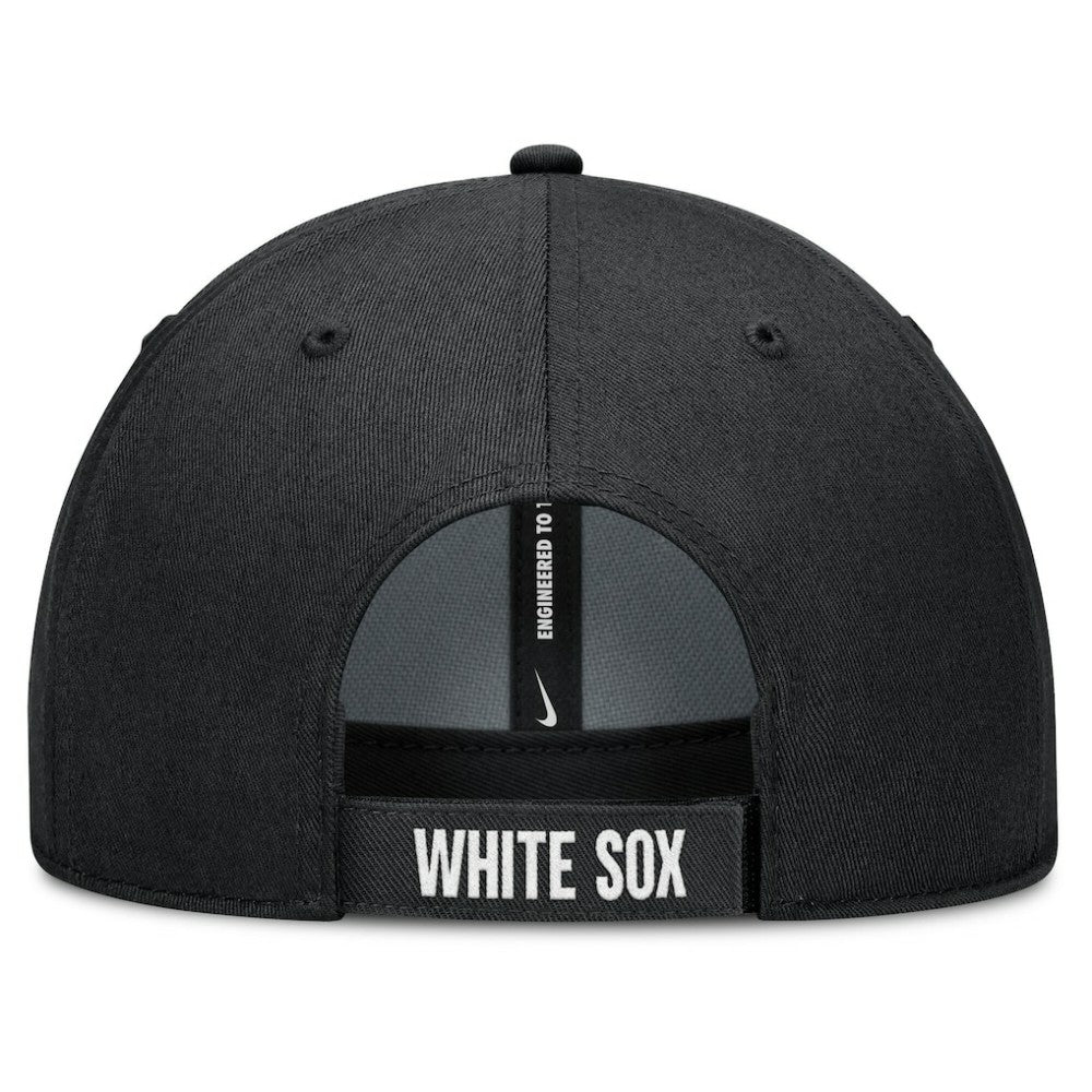 White/Black Chicago White Sox Nike Club Performance Adjustable Hat