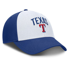 White/Royal Texas Rangers Nike Club Performance Adjustable Hat