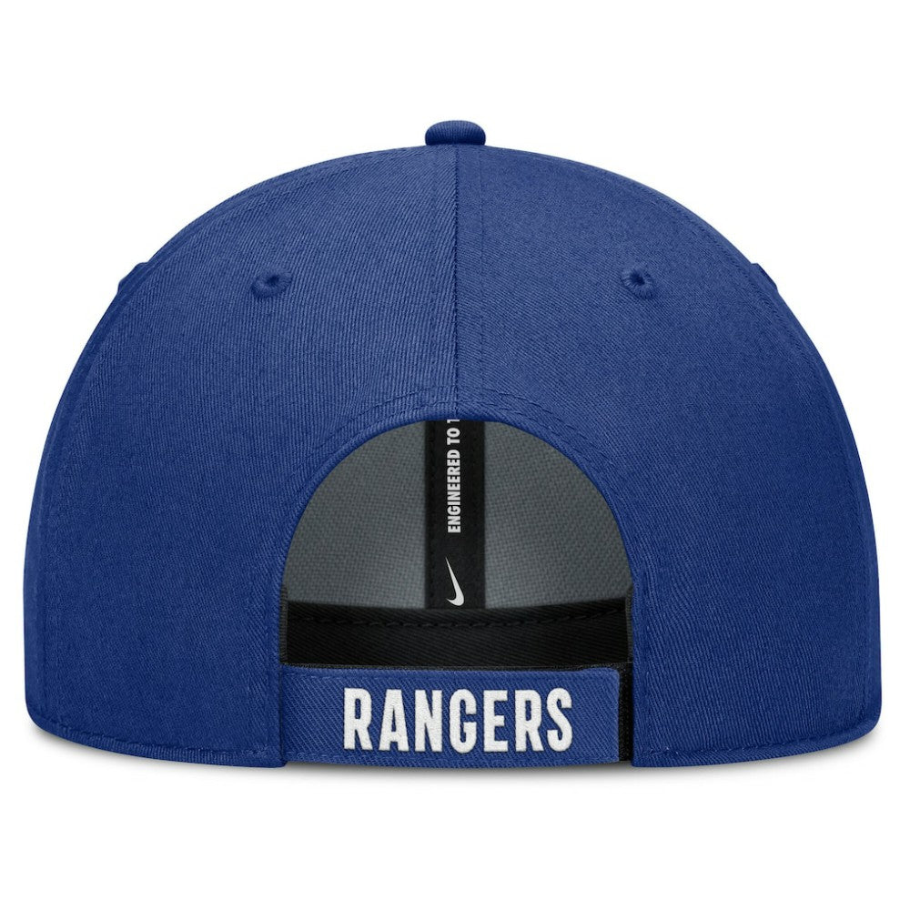 White/Royal Texas Rangers Nike Club Performance Adjustable Hat