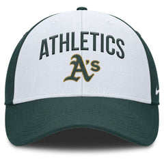 White/Green Athletics Nike Club Performance Adjustable Hat
