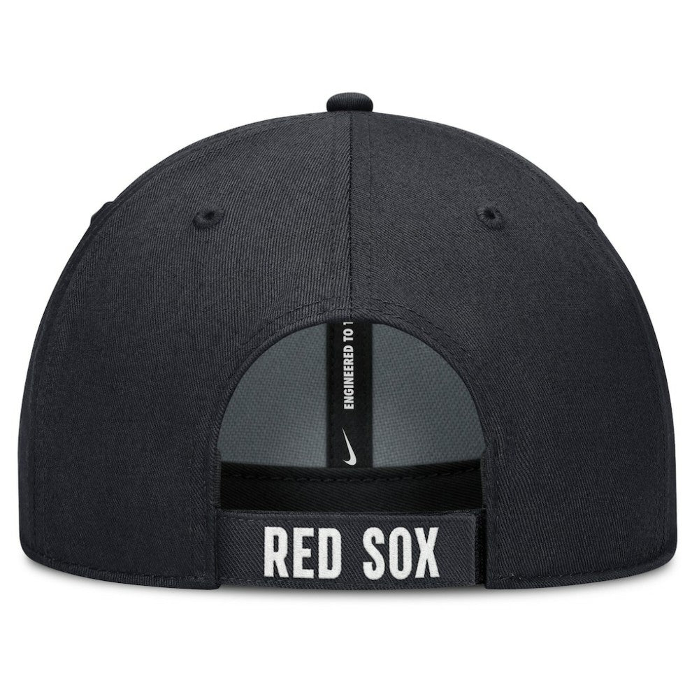 White/Navy Boston Red Sox Nike Club Performance Adjustable Hat