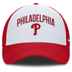 White/Red Philadelphia Phillies Nike Club Performance Adjustable Hat