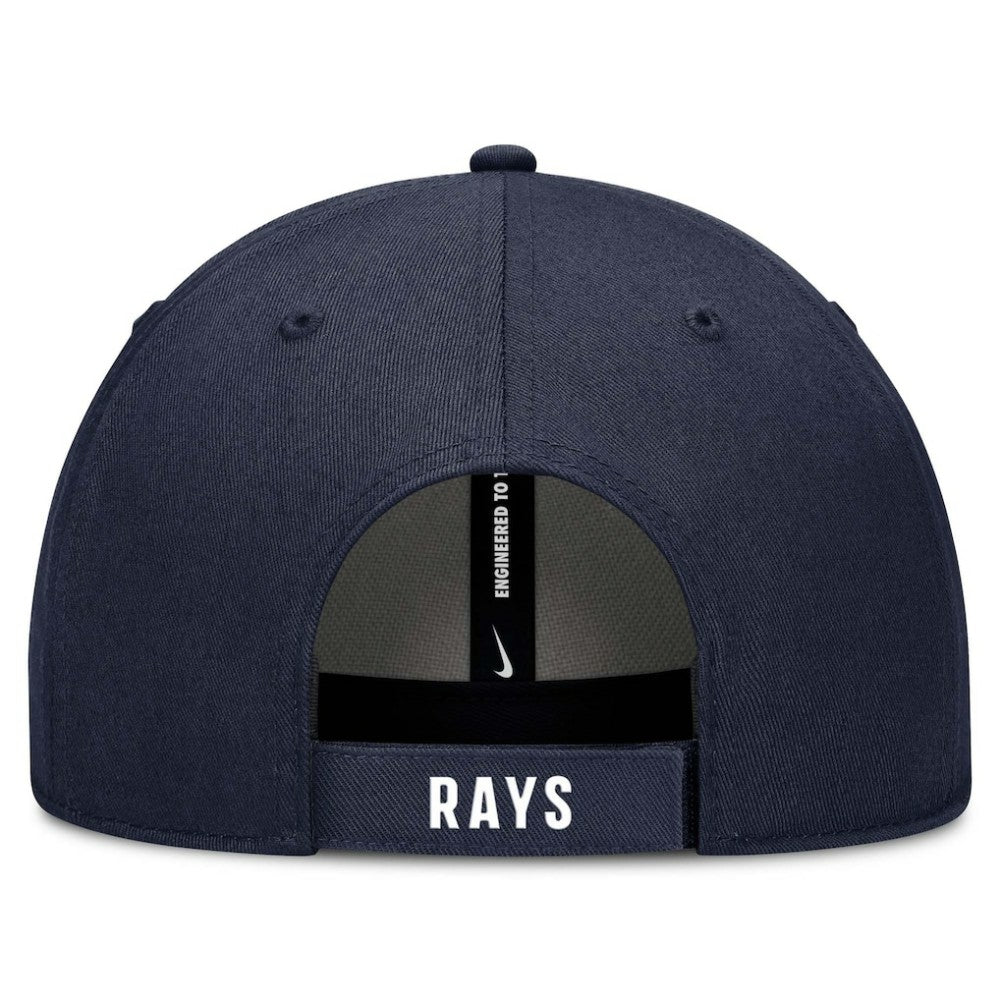 White/Navy Tampa Bay Rays Nike Club Performance Adjustable Hat
