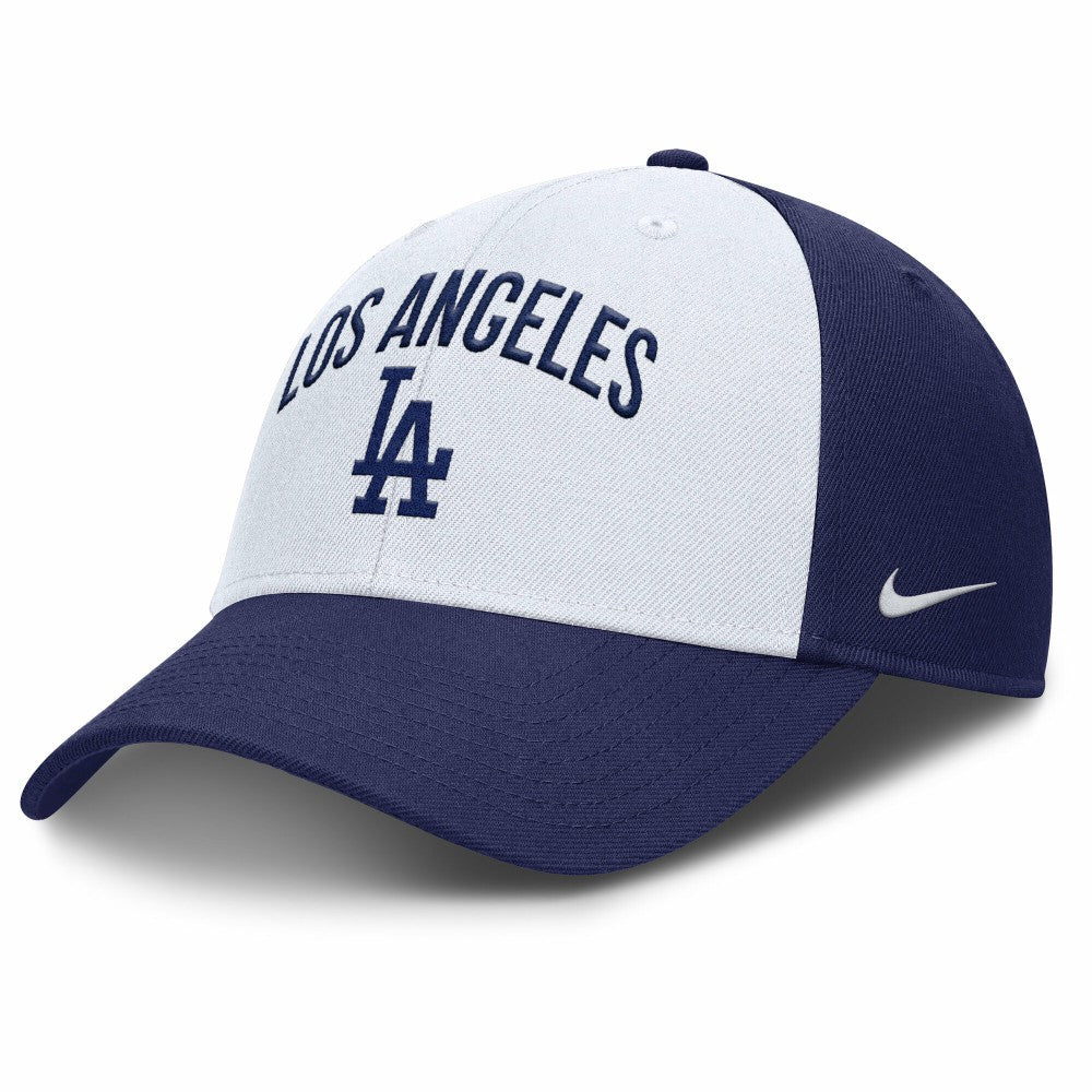 White/Royal Los Angeles Dodgers Nike Club Performance Adjustable Hat