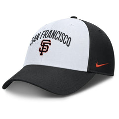 White/Black San Francisco Giants Nike Club Performance Adjustable Hat