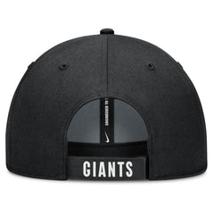 White/Black San Francisco Giants Nike Club Performance Adjustable Hat