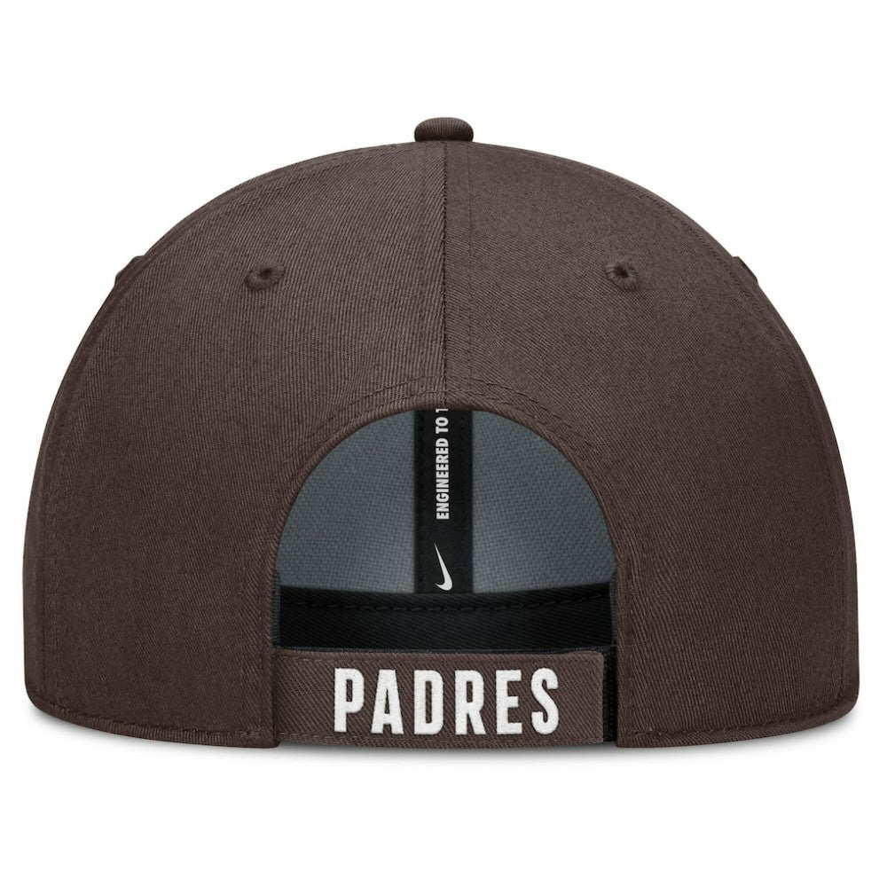 White/Brown San Diego Padres Nike Club Performance Adjustable Hat