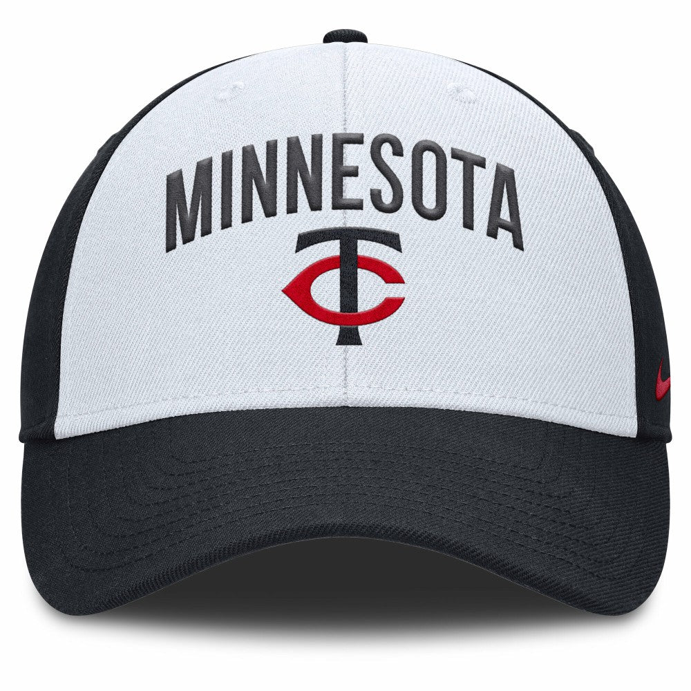 White/Navy Minnesota Twins Nike Club Performance Adjustable Hat