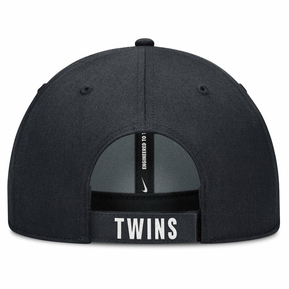 White/Navy Minnesota Twins Nike Club Performance Adjustable Hat