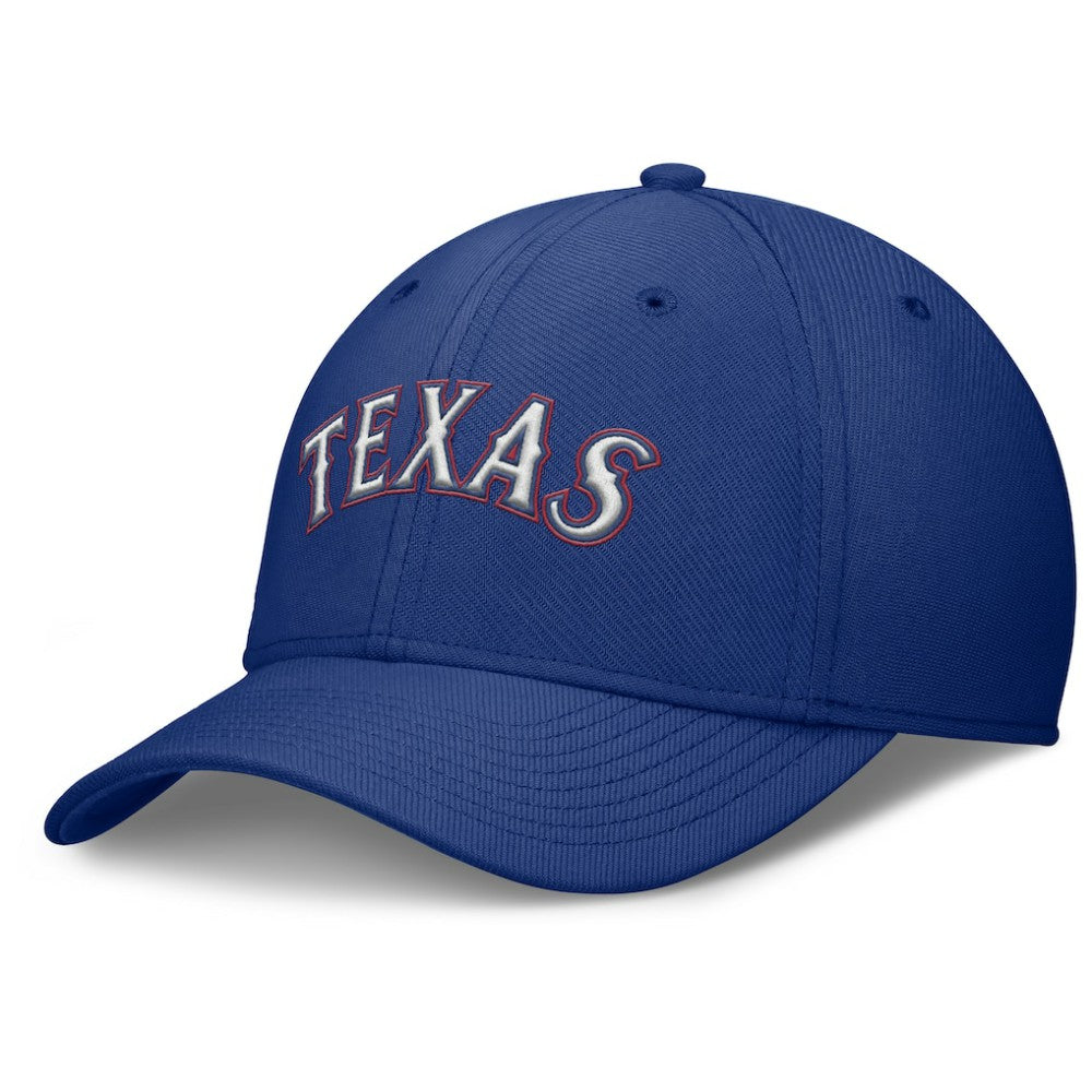 Royal Texas Rangers Nike Rise Performance Flex Hat