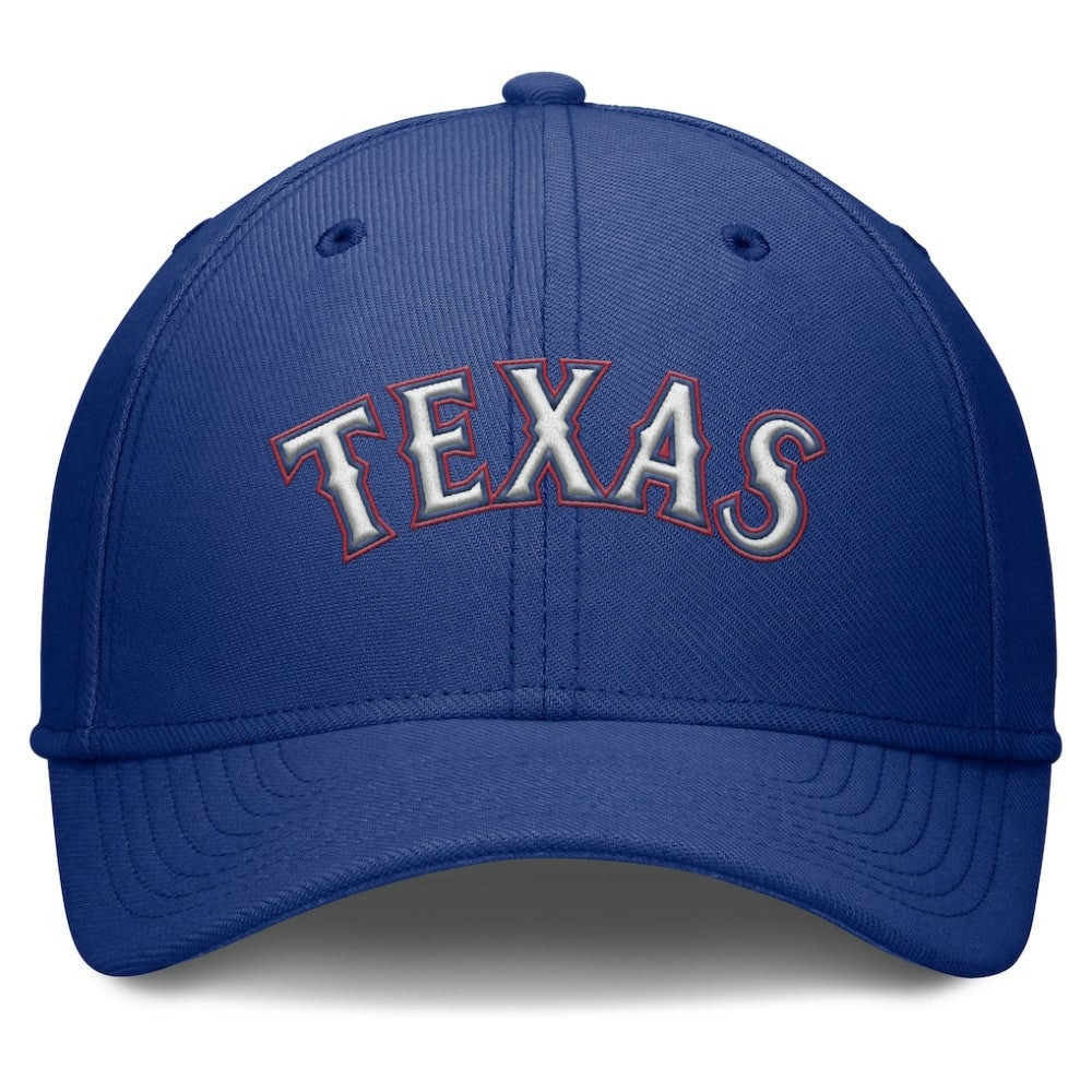 Royal Texas Rangers Nike Rise Performance Flex Hat