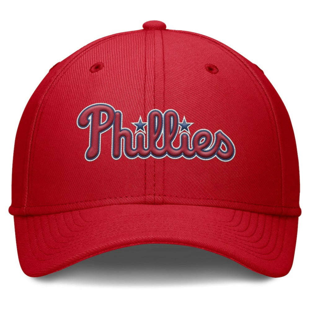 Red Philadelphia Phillies Nike Rise Performance Flex Hat