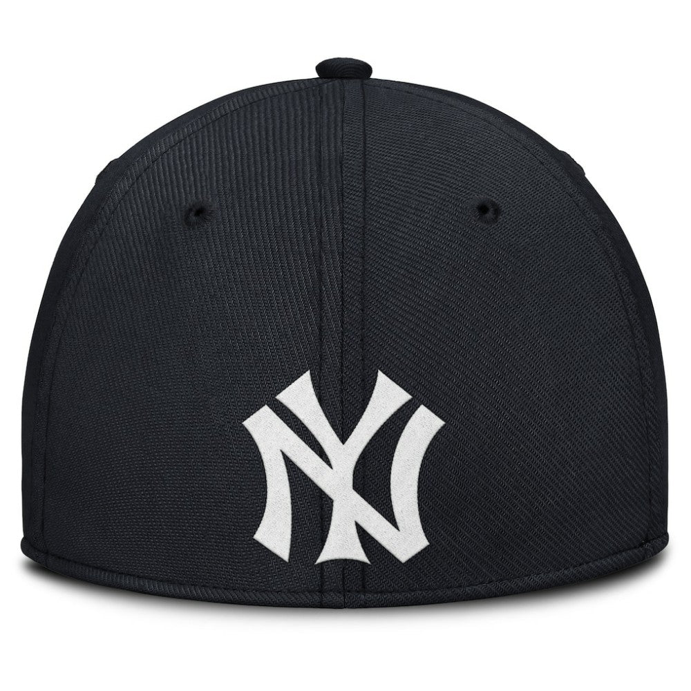Navy/Gray New York Yankees Nike Rise Swoosh Performance Flex Hat