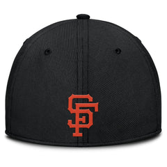 Gray/Black San Francisco Giants Nike Rise Swoosh Performance Flex Hat