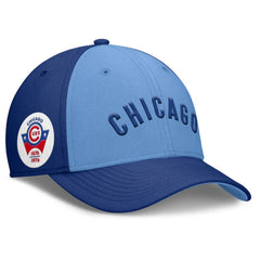 Royal/Light Blue Chicago Cubs Nike Rise Swoosh Performance Flex Hat