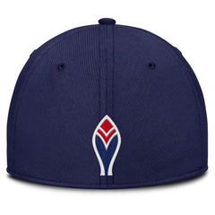 Navy/Red Atlanta Braves Nike Rise Swoosh Performance Flex Hat