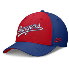 Royal/Red Texas Rangers Nike Rise Swoosh Performance Flex Hat
